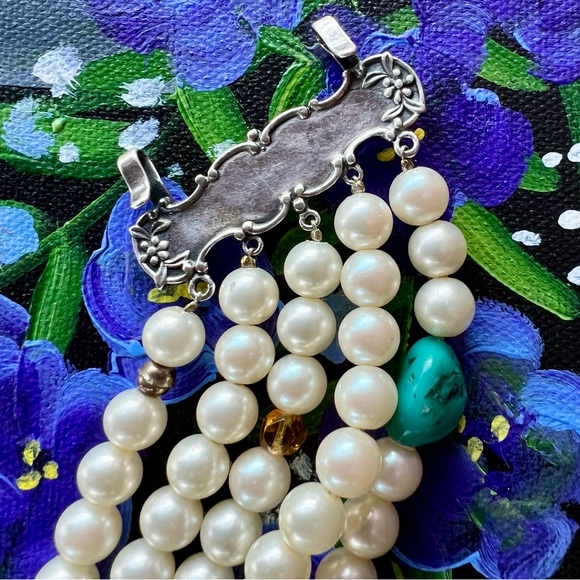 Foree Hunsicker Sterling Silver Multi Strand Bracelet - Picture 8 of 13